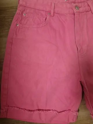 Shorts Vaqueros Rosas Talla 42