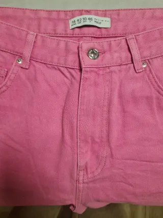 Shorts Vaqueros Rosas Talla 42