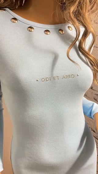 Vestido Odi et Amo azul