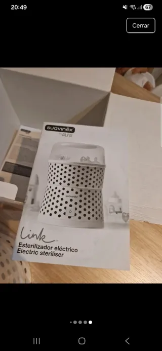 Esterilizador eléctrico Suavinex by Alfa