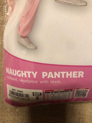 Costume Carnevale Panther Taglia S