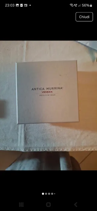 Bracciale Antica Murrina Oro e Nero Nuovo