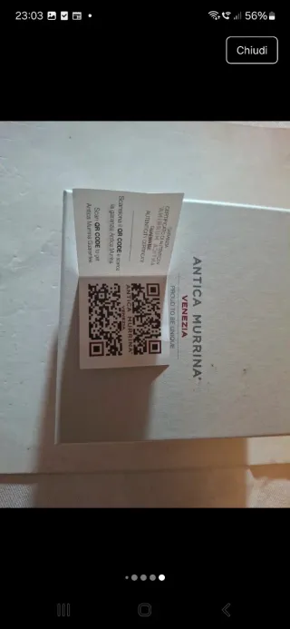 Bracciale Antica Murrina Oro e Nero Nuovo