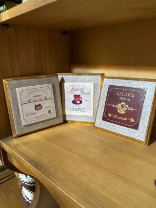 Set de 3 Cuadros Decorativos Vintage