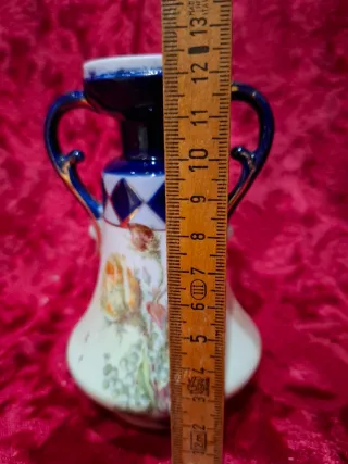 Jarrón Inglés Porcelana Flores