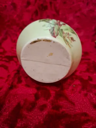 Jarrón Inglés Porcelana Flores