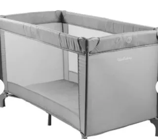 Culla da campeggio grigia