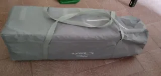 Culla da campeggio grigia