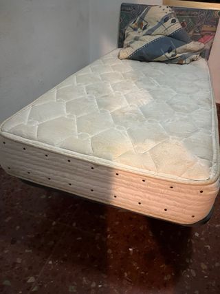 Somier y colchón individual