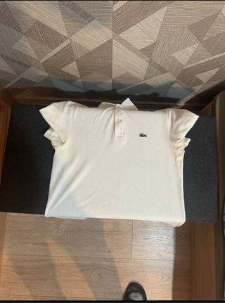 Polo Lacoste Blanco
