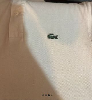 Polo Lacoste Blanco