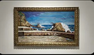 Cuadro en relieve Peine del Viento San Sebastián