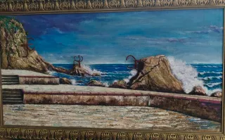 Cuadro en relieve Peine del Viento San Sebastián