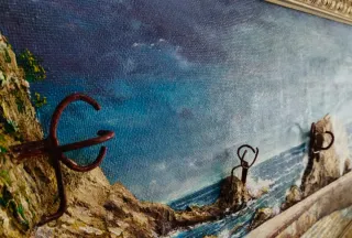 Cuadro en relieve Peine del Viento San Sebastián