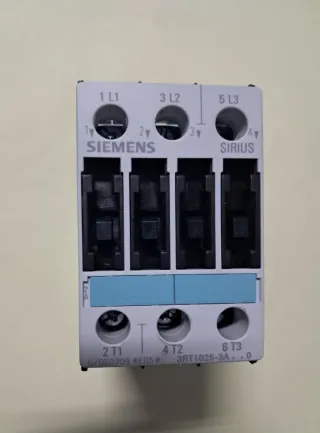 Contactor trifasico 3RT1025 7,5kw bobina 230v ac