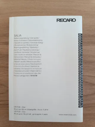 Silla de coche Recaro Salia