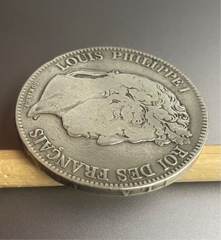 5 Francos 1833; Luis Felipe I, ceca de Lille