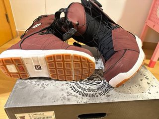 Botas Snowboard Salomon 43 1/3 Burdeos 1
