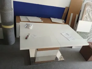 Mesa de comedor moderna extensible