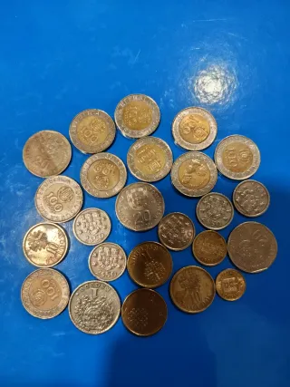 Lote de monedas antiguas