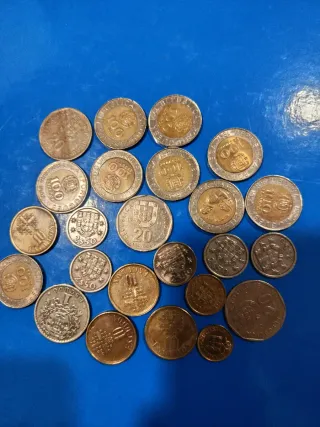 Lote de monedas antiguas