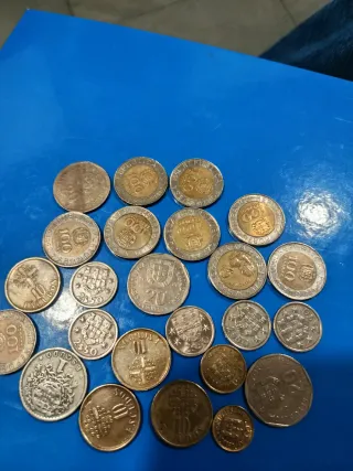 Lote de monedas antiguas