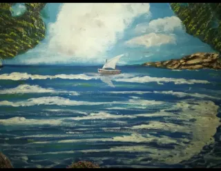 Cuadro antiguo decorativo