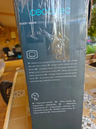 Chimenea Eléctrica Cecotec ReadyWarm 2650