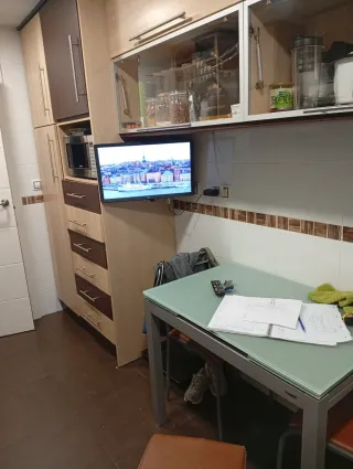 Cocina  madera y metal