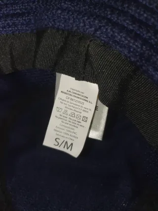 Sombrero azul/morado mujer