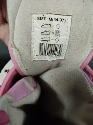 Patines en línea rosas talla ajustable