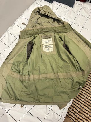Cazadora Abercrombie & Fitch Verde Militar Talla M