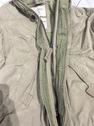 Cazadora Abercrombie & Fitch Verde Militar Talla M