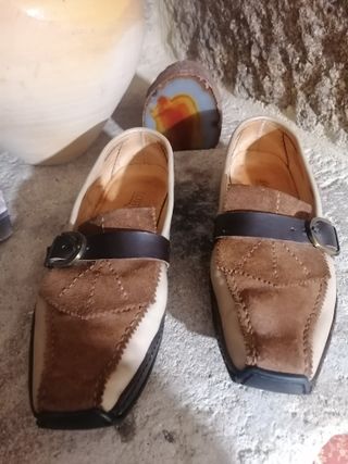 Zapatos lottusse Bajos Beige/Marrón