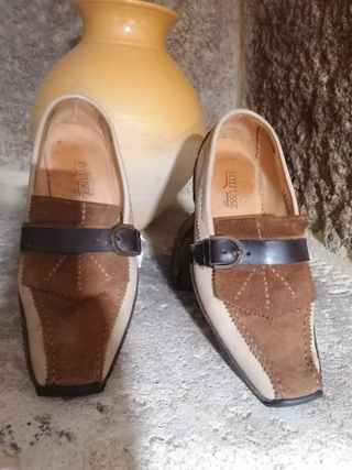 Zapatos lottusse Bajos Beige/Marrón