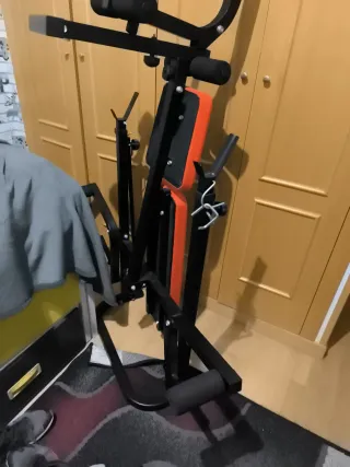 Banco de pesas y abdominales