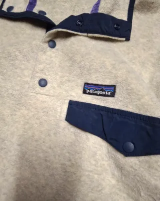 Pile Patagonia panna/Blu