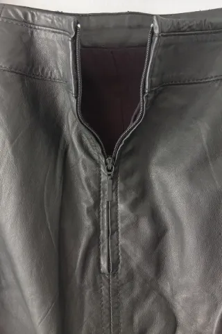 Falda Mango Piel Auténtica Talla L