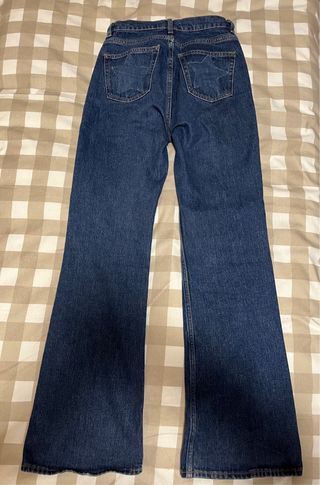 Pantalón vaquero recto con estrellas
