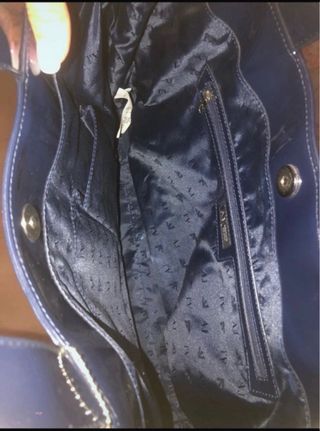 Bolso Armani Jeans Azul Marino Charol