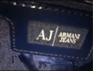 Bolso Armani Jeans Azul Marino Charol