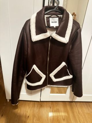 Casaco CASA MARA castanho com pelo