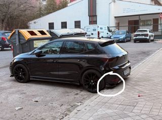 Difusor trasero para Seat Ibiza 6F.