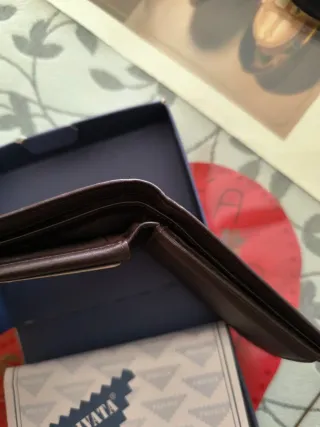 Cartera hombre Privata piel marrón.