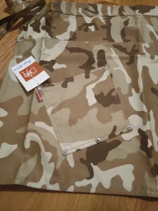 Delantal corto camuflaje