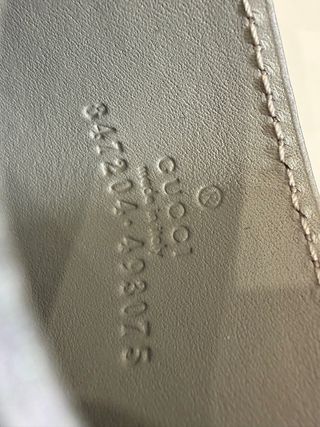 Portacarte Gucci monogramma argento