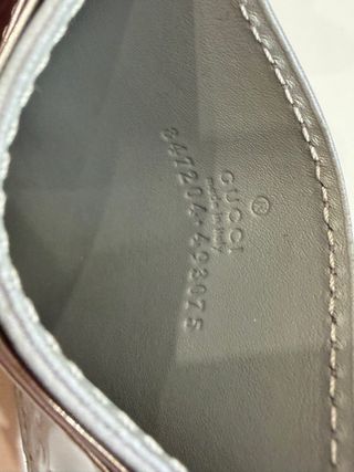 Portacarte Gucci monogramma argento