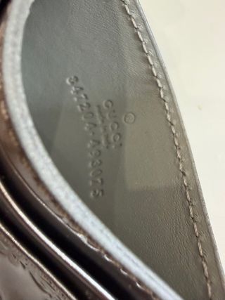 Portacarte Gucci monogramma argento