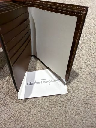 Cartera Salvatore Ferragamo Marrón Piel
