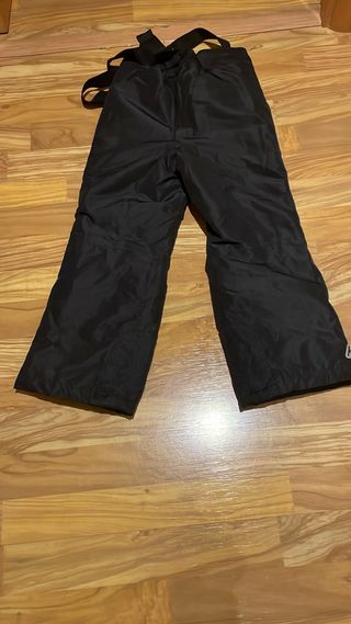 Pantalón de esquí niño T4-6 años negro